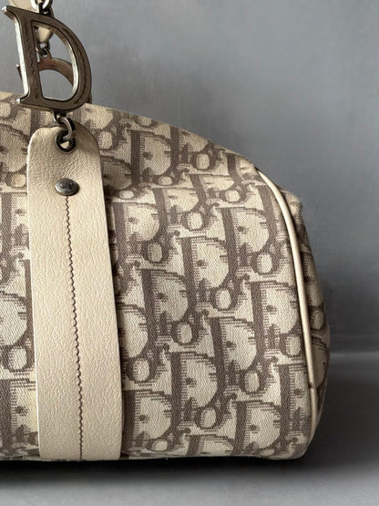 Dior Trotter Floral Patch Bowler Bag
