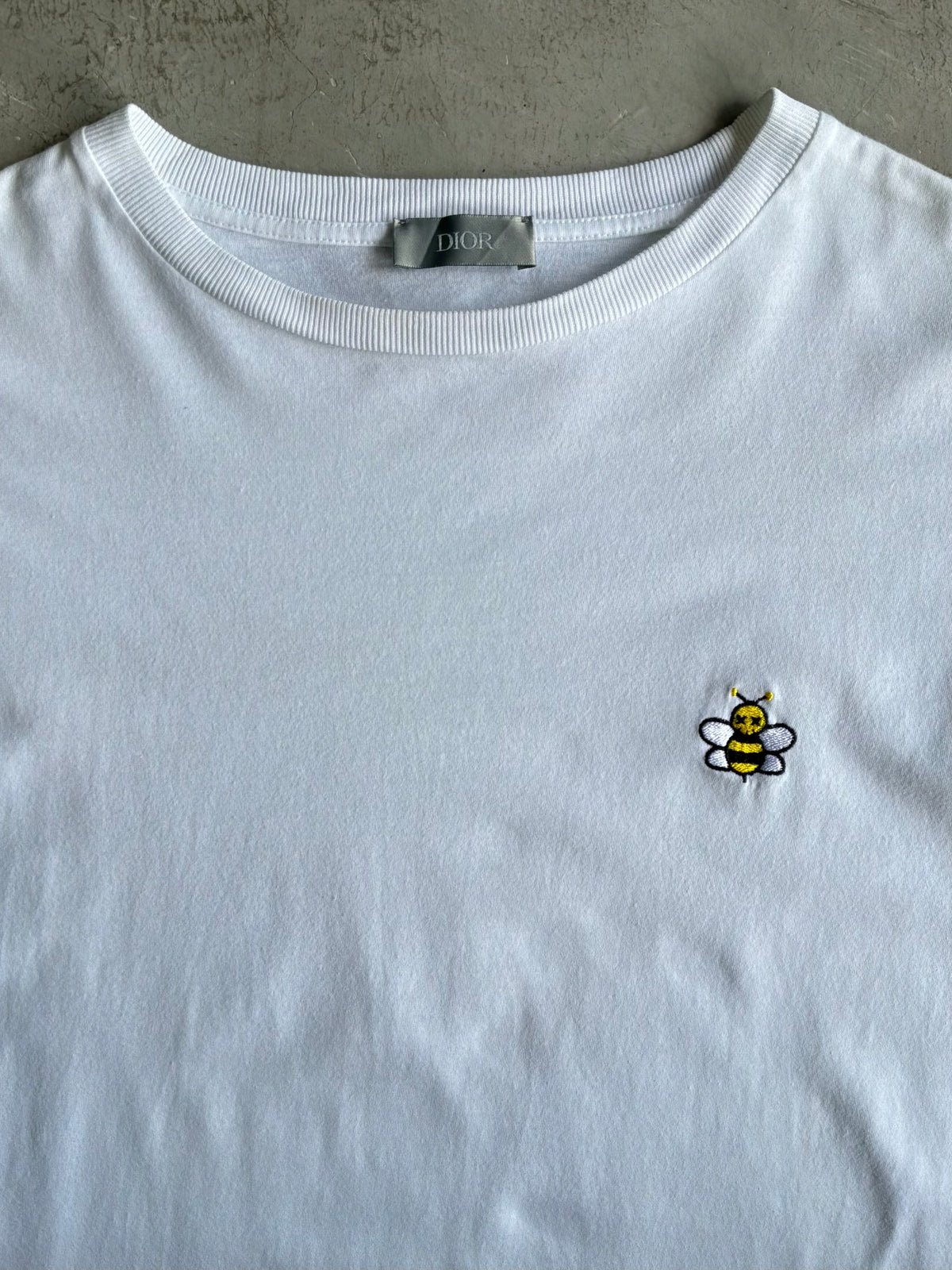 Dior Bee Logo White Tee
