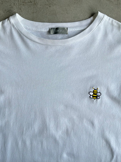 Dior Bee Logo White Tee