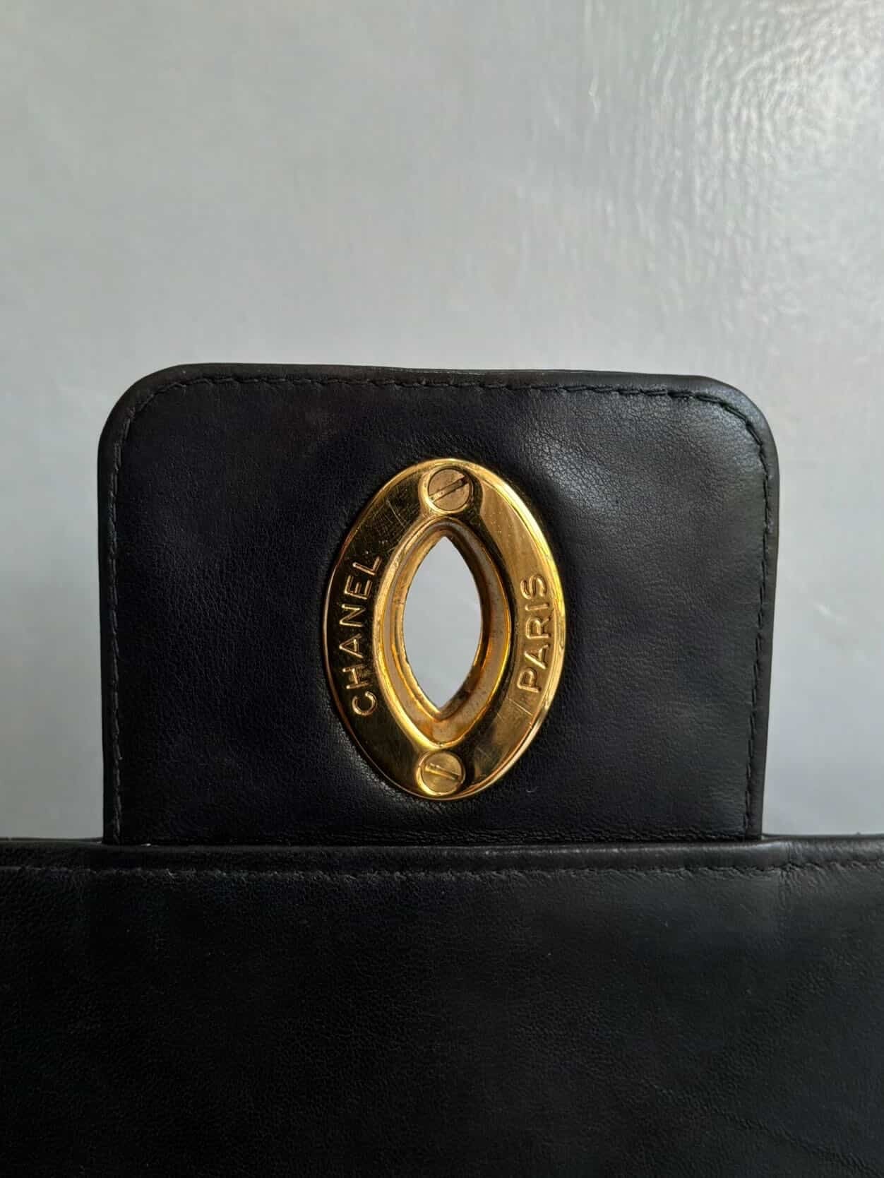 90’s Chanel Patent Leather Briefcase
