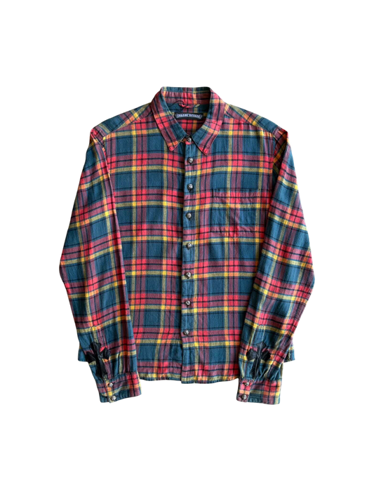 Chrome Hearts Cross Patch Plaid Flannel