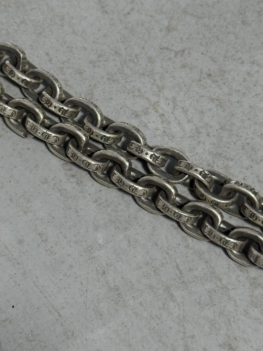 Chrome Hearts 8” Paper Chain Bracelet