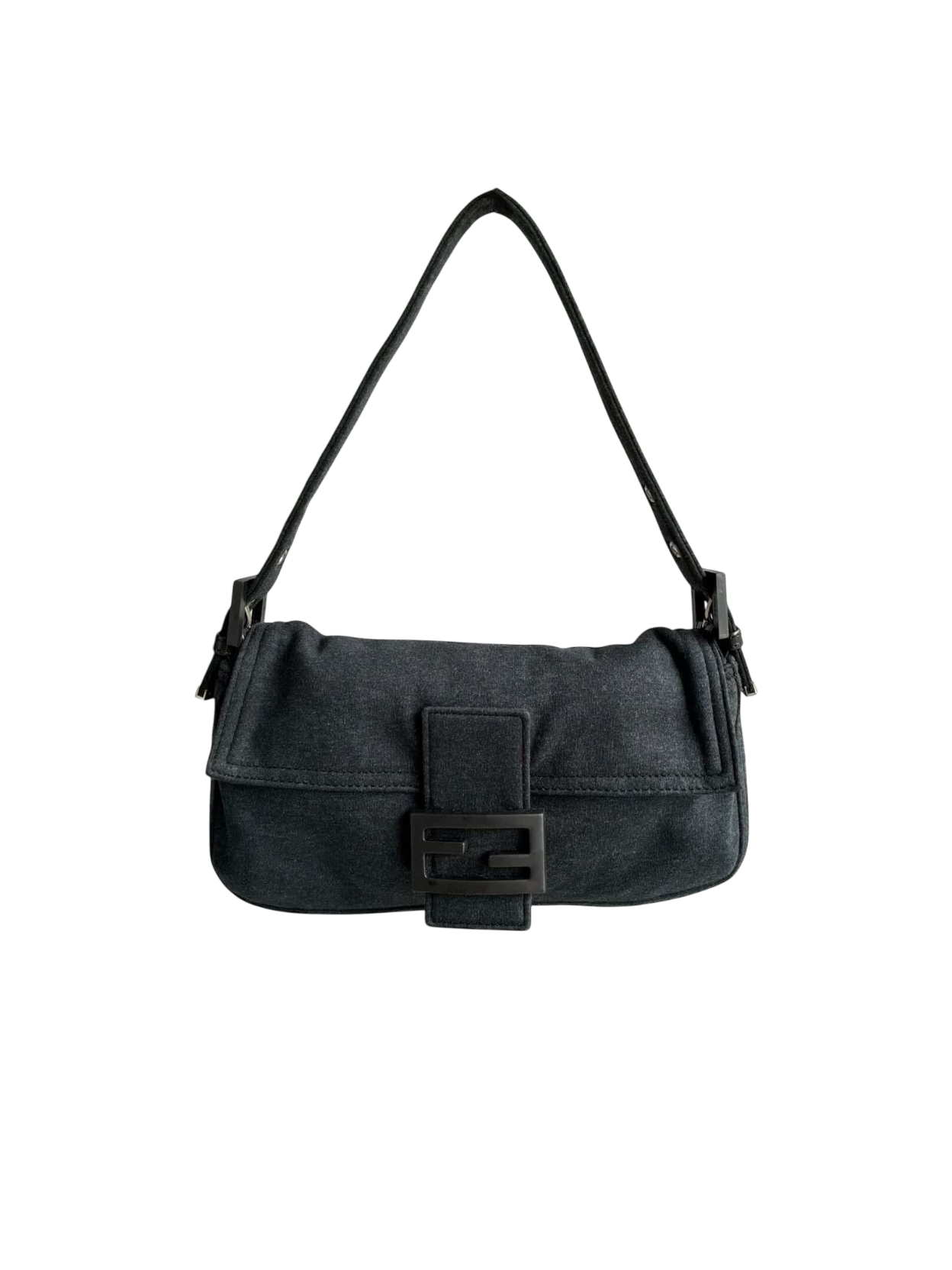 2000s Fendi Wool Baguette Bag