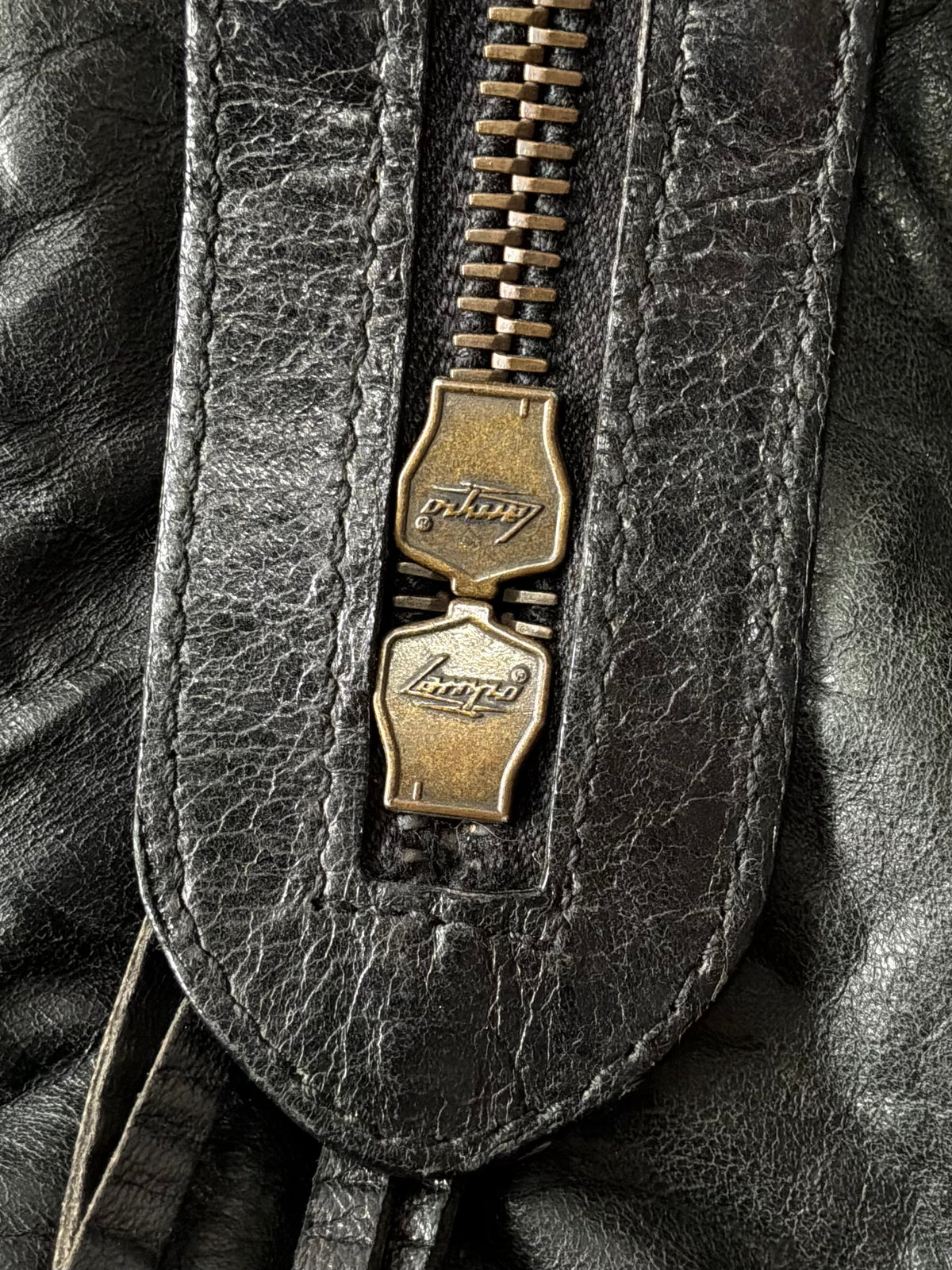Balenciaga Classic City Black on Brass Lambskin Bag