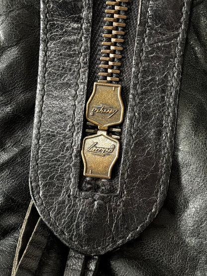 Balenciaga Classic City Black on Brass Lambskin Bag