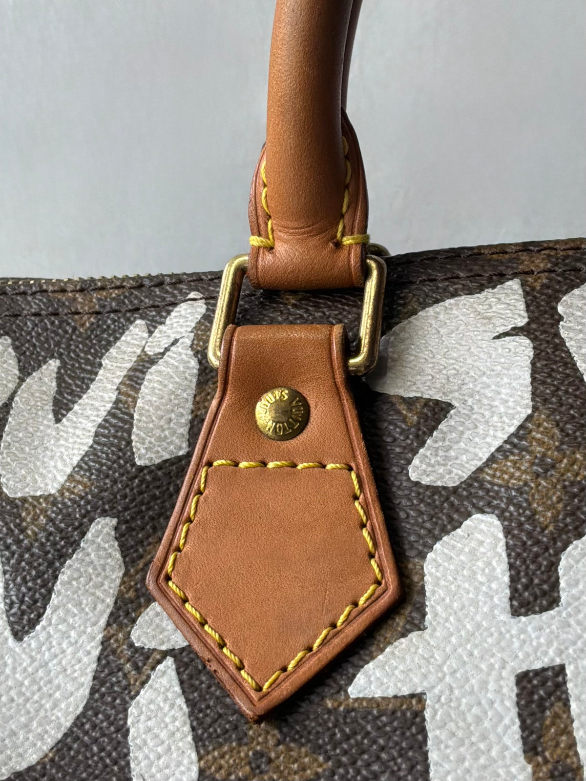 Louis Vuitton x Stephen Sprouse White Graffiti Speedy 30 Bag