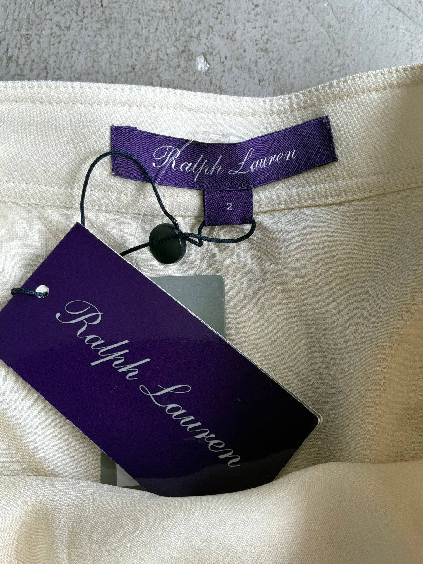 Ralph Lauren Purple Label White Long Skirt