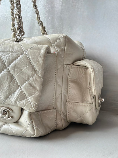 Rare Chanel Cambon Ligne Chain Reporter Lambskin Bag