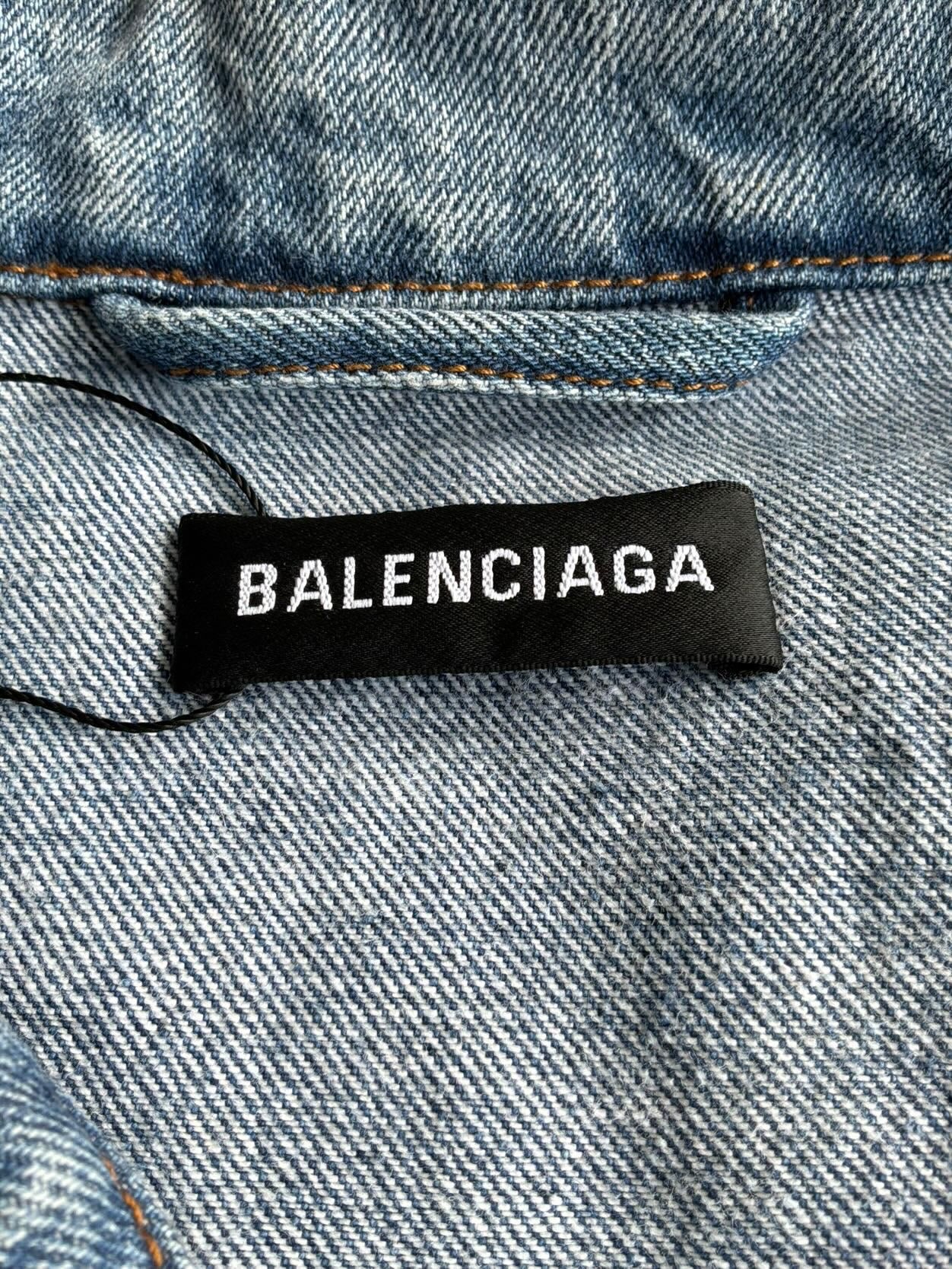 Balenciaga Graffiti Denim Jacket