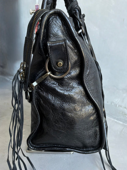 Balenciaga Classic City Black On Brass