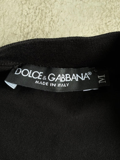 Dolce and Gabbana Spellout Black Tee