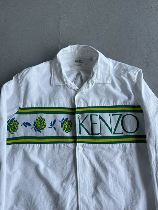 Kenzo Floral Polo Longsleeves