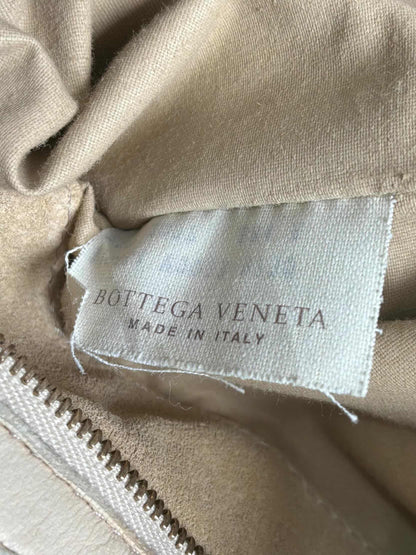 Bottega Veneta Intrecciato Cream Hobo Bag