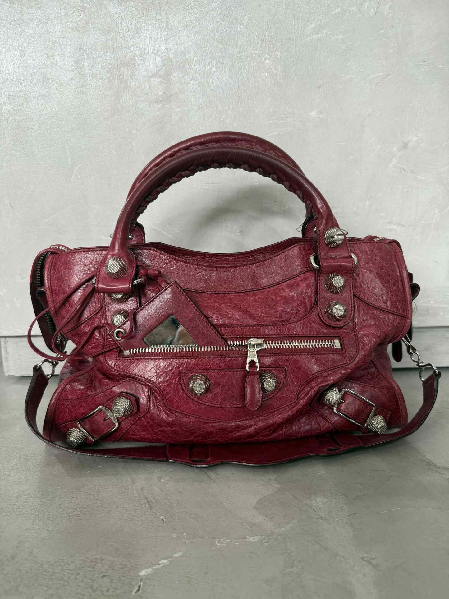 Balenciaga City Giant 21 Poupre Classic Bag