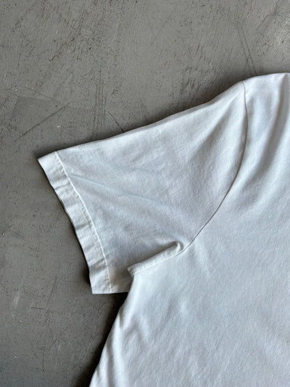 Dior Floral Patch Chest White Tee