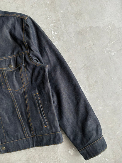 Gucci Monogram Reversible Denim Jacket