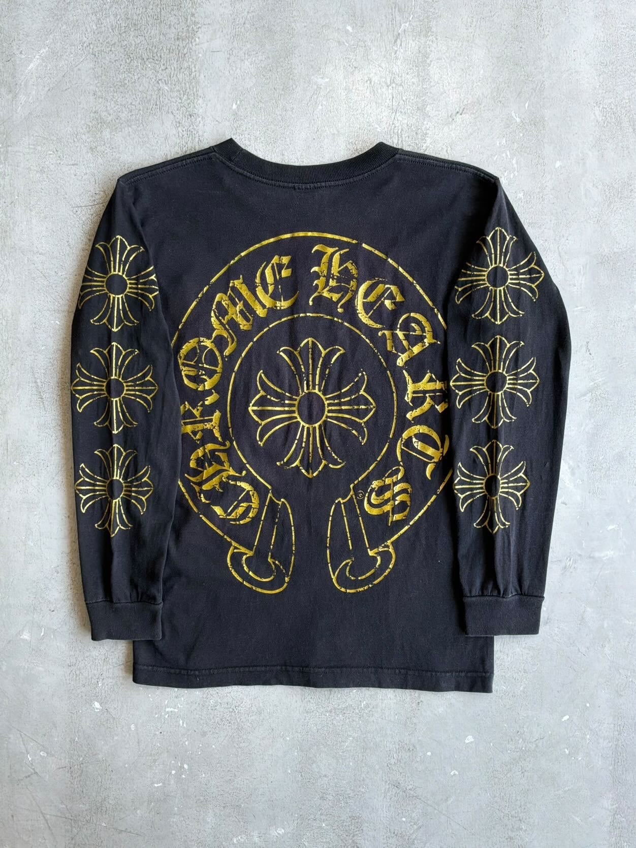 Chrome Hearts Cracked Horseshoe Longsleeves