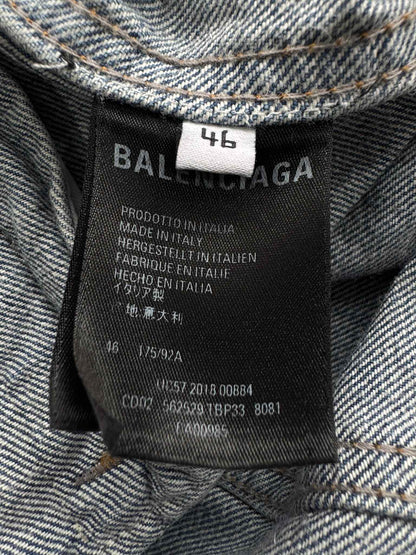 Balenciaga Graffiti Denim Jacket