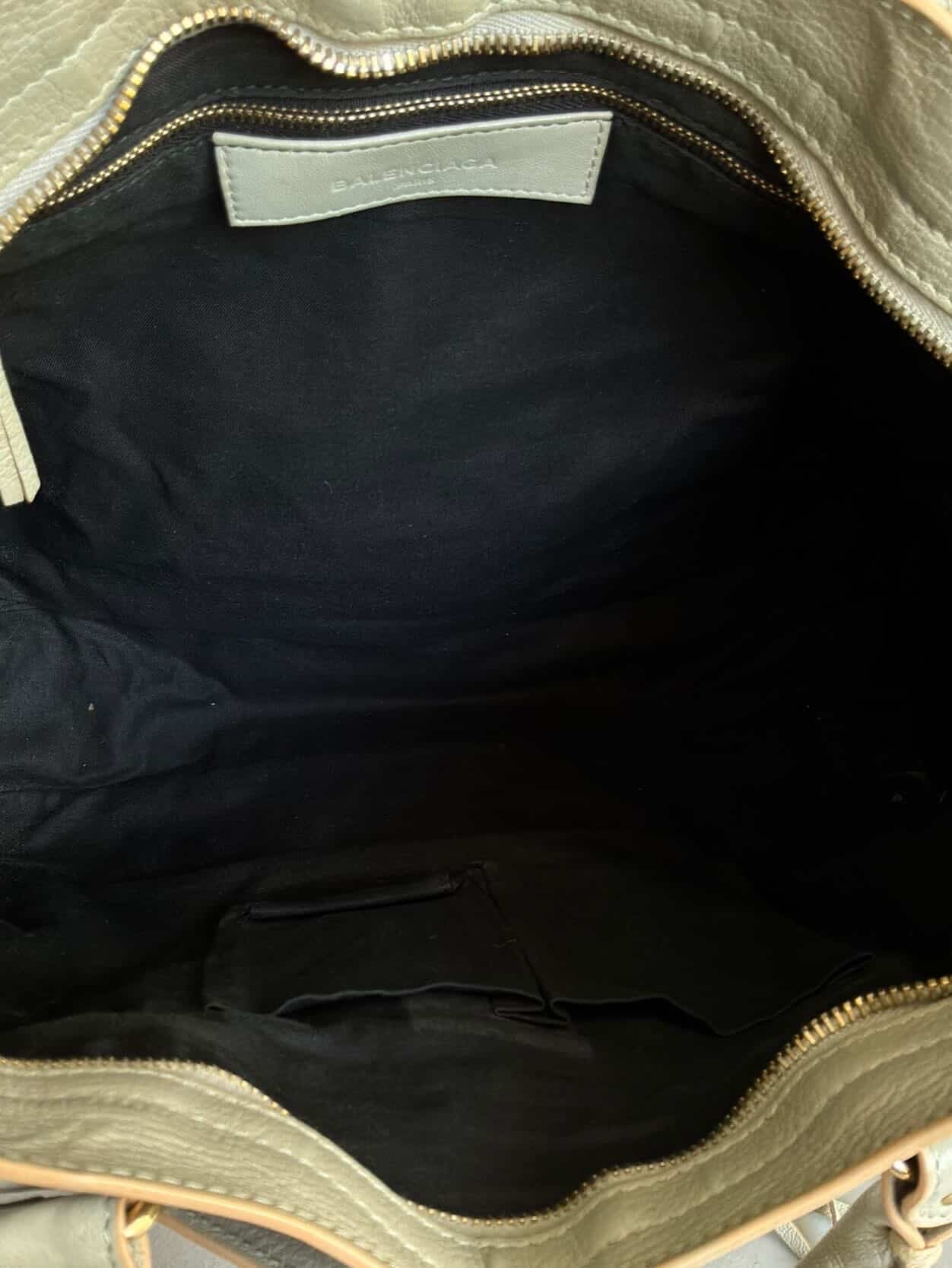 Balenciaga City Metallic Edge Gray in GHW
