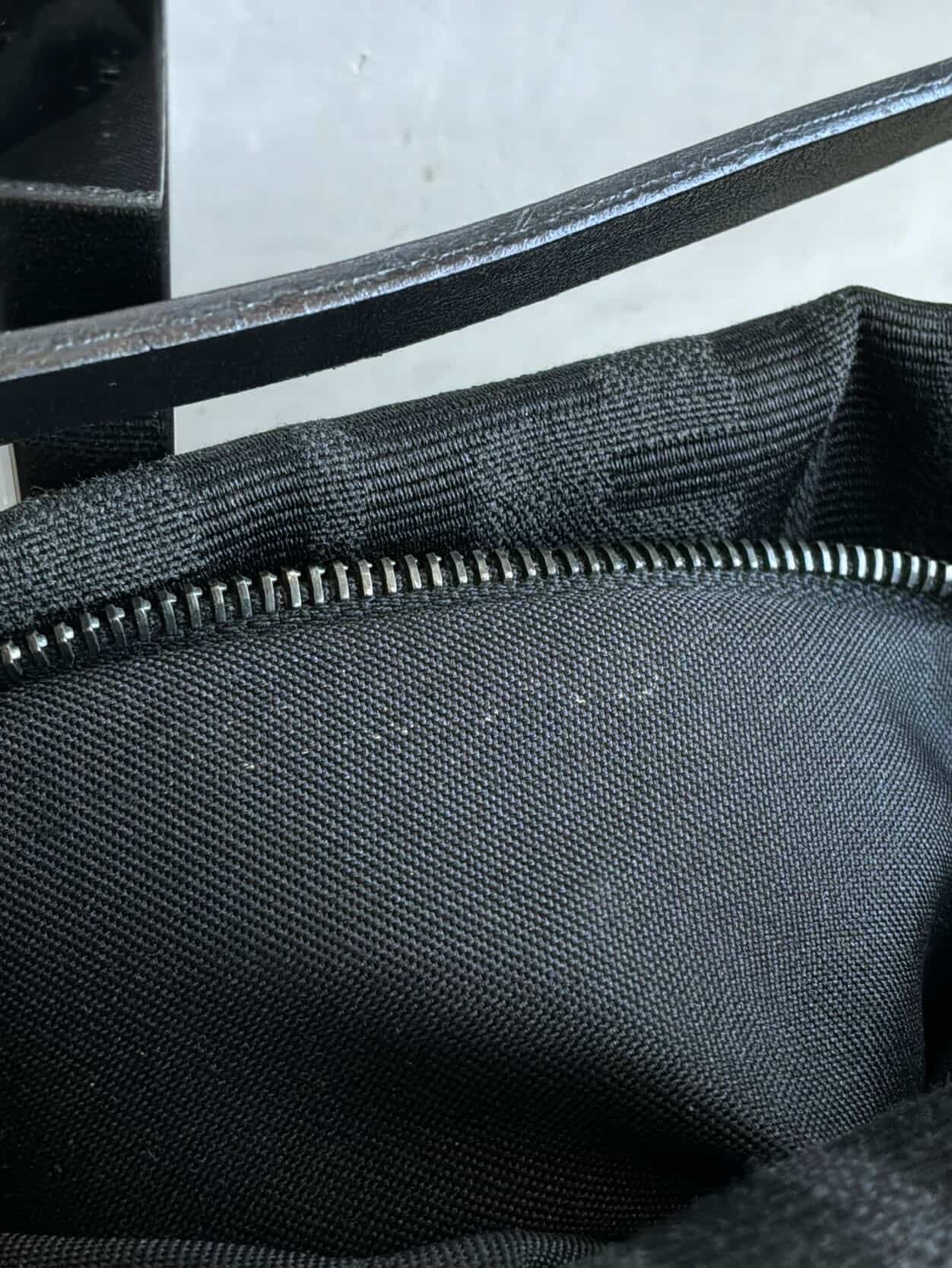 Fendi Black Monogram Baguette Bag