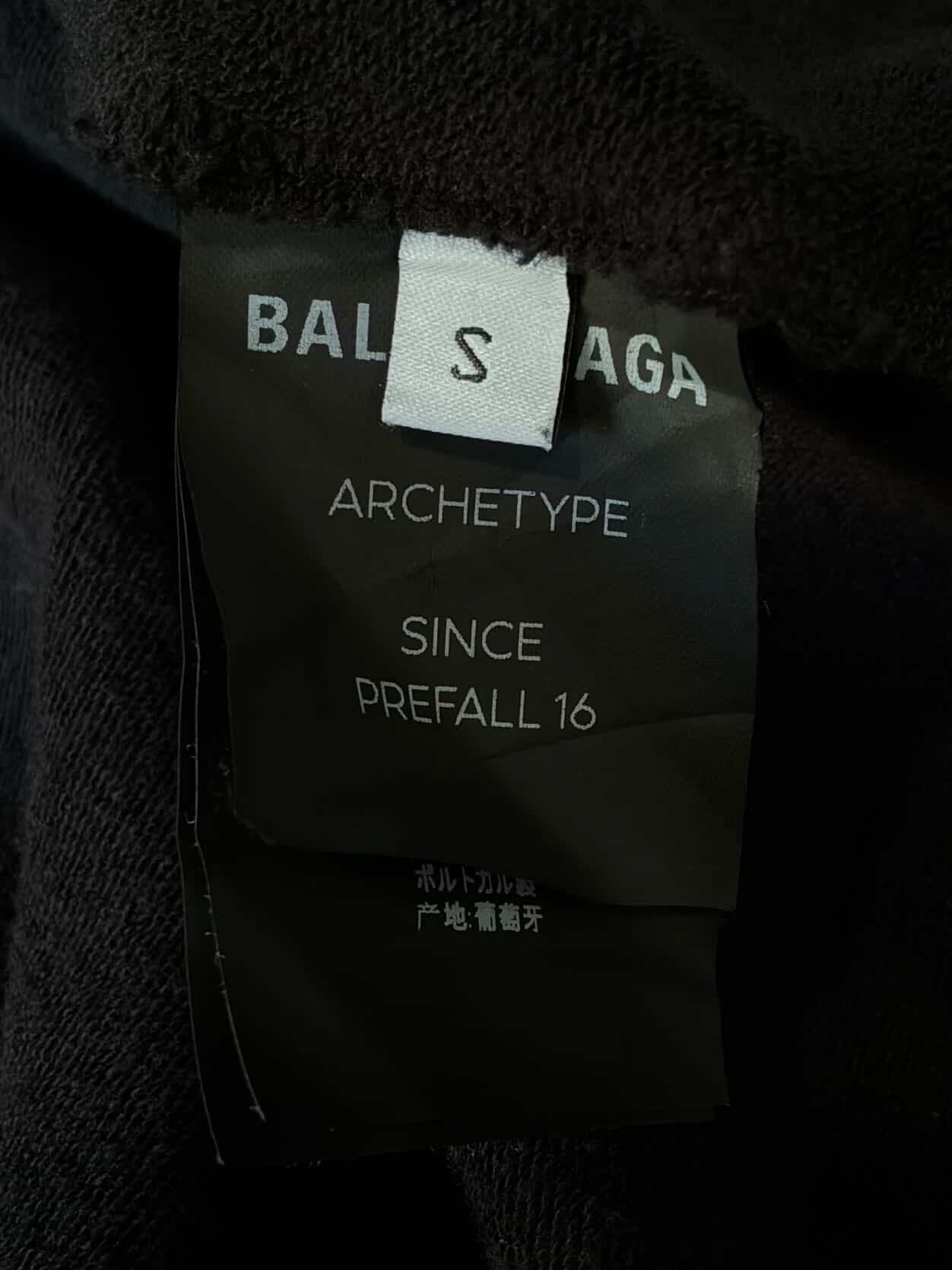 Balenciaga Script Zip Hoodie