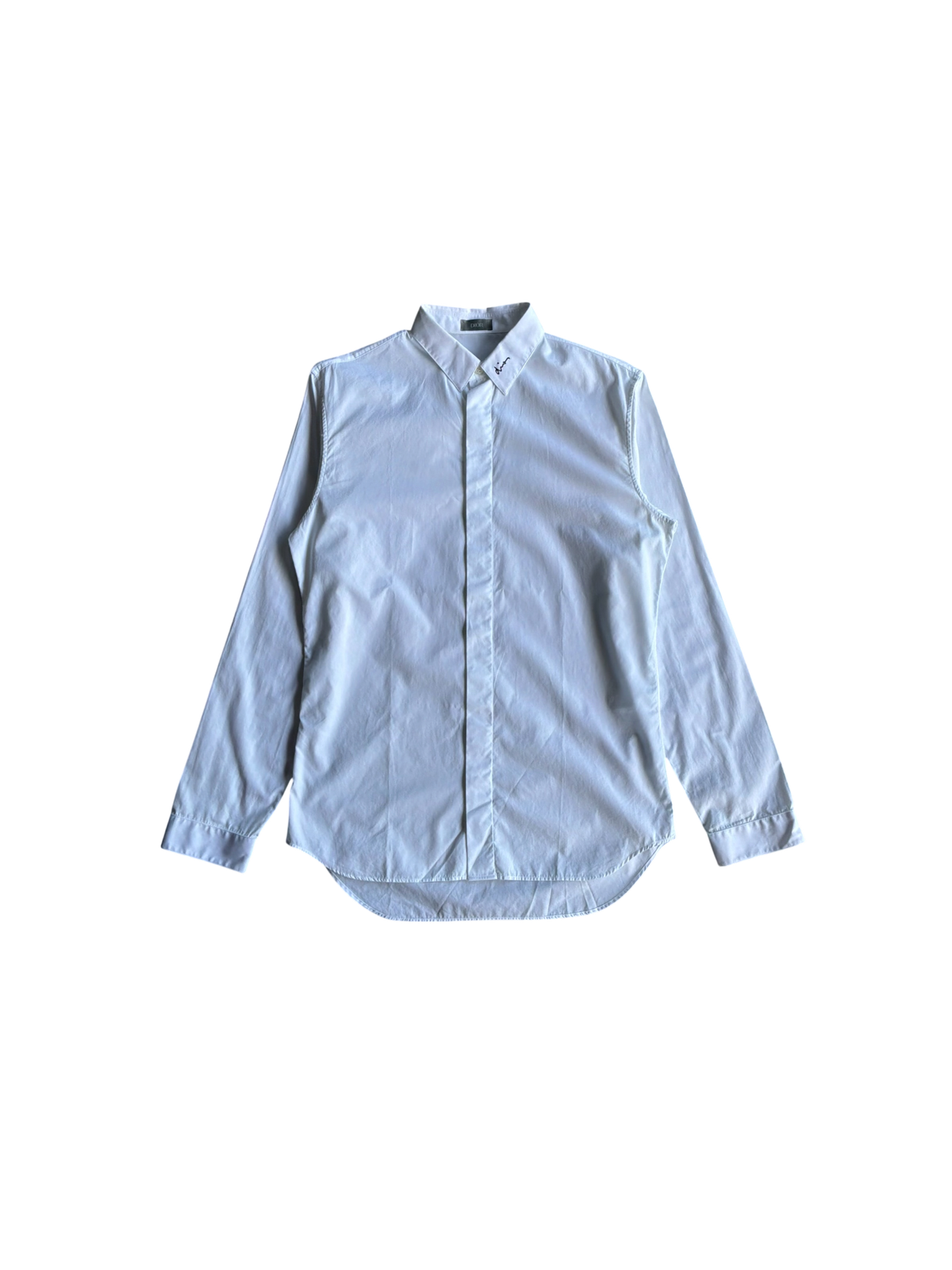 Dior Cursive Neck Script Longsleeves Shirt