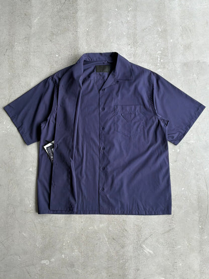 Prada Navy Button Up Shirt