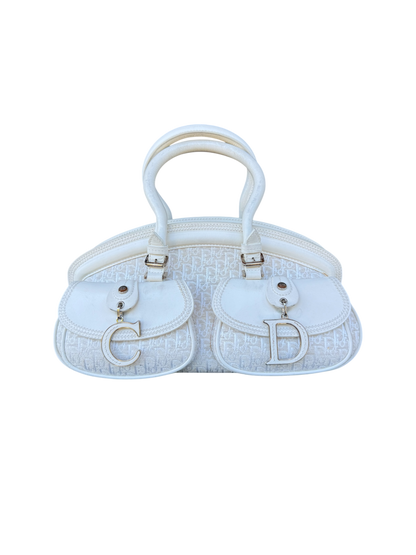 Christian Dior Trotter CD Detective Satchel Hand Bag