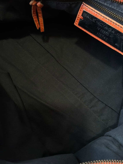 Balenciaga Classic City Orange Lambskin Bag