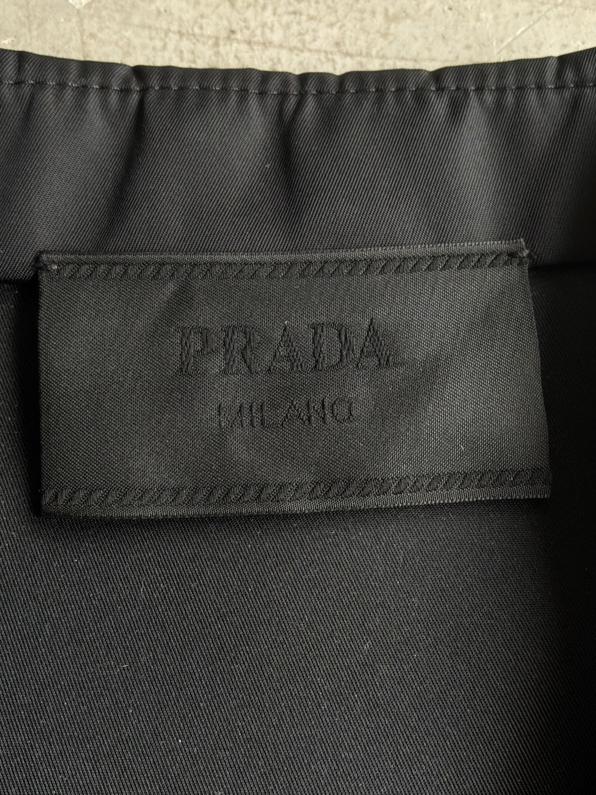 Prada Re-Nylon Chest Emblem Shirt