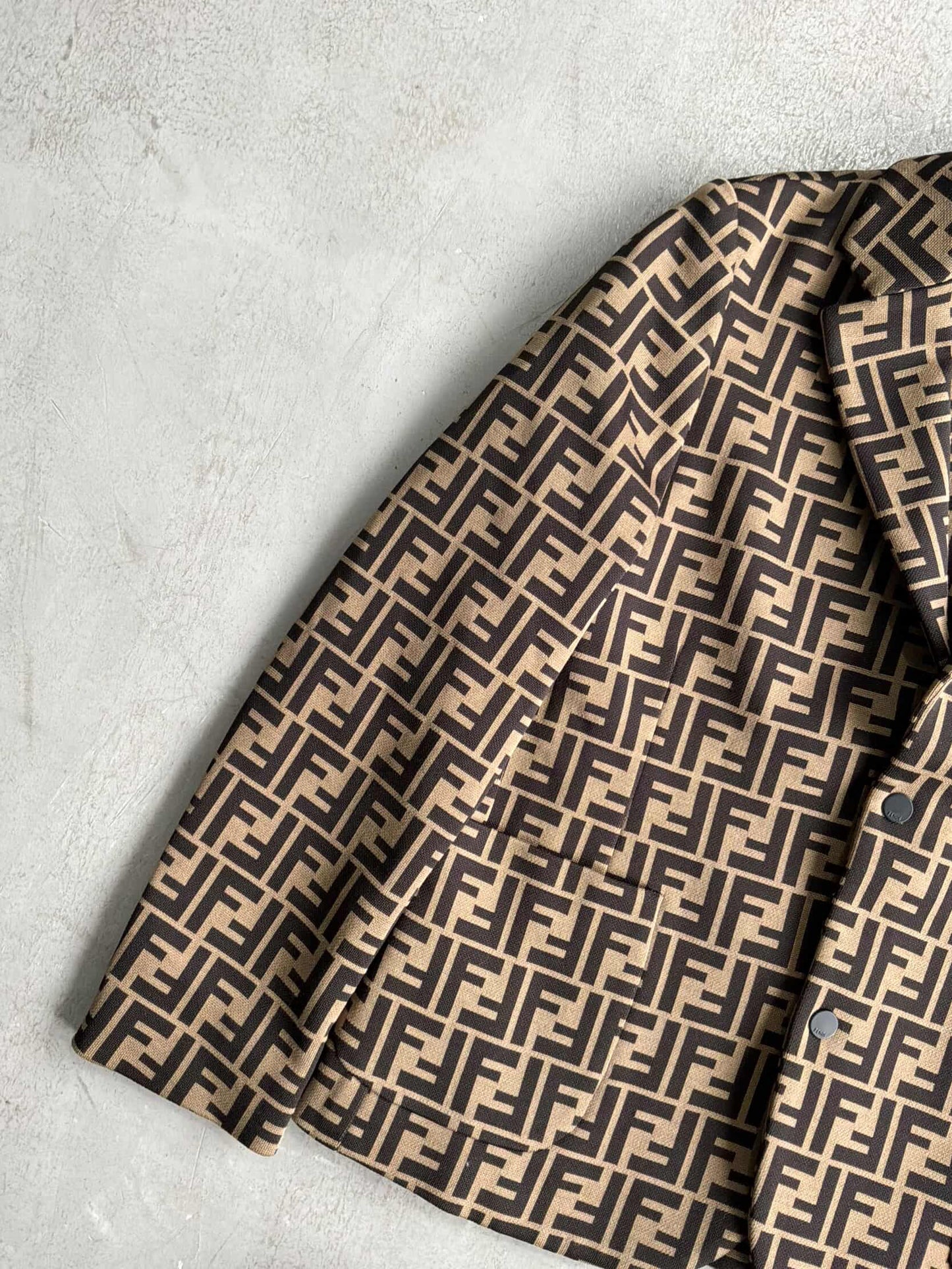 Fendi Women’s Zucca Monogram Blazer