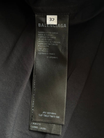 Balenciaga Chest Script Polo Button Down