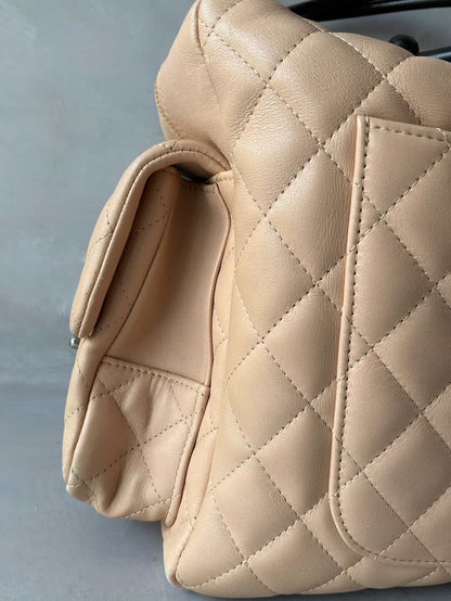 Chanel Cambon Ligne Beige Reporter Bag
