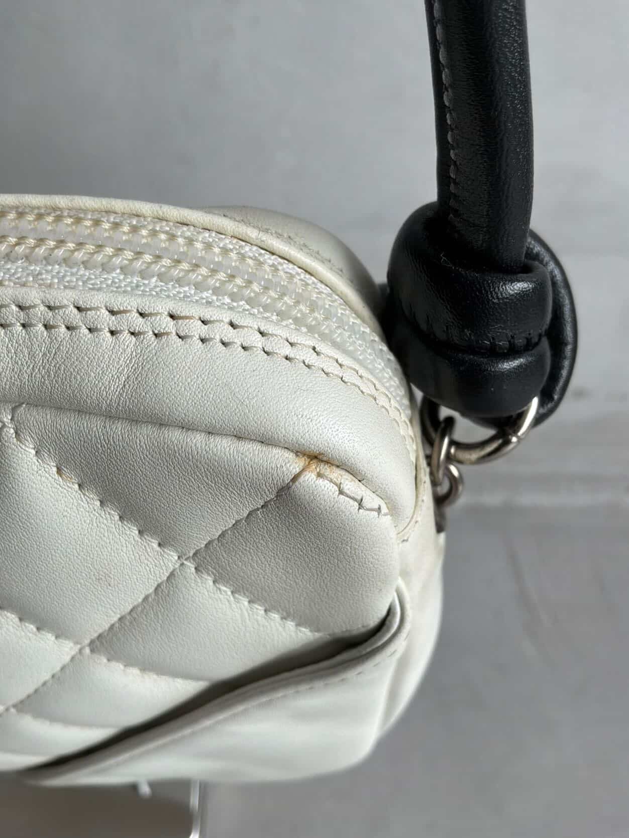 Chanel Ligne Cambon Snakeskin CC Pochette Bag