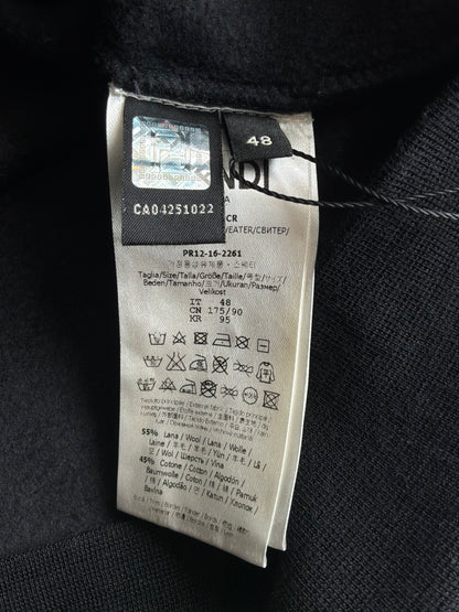 Fendi Karl Lagerfeld Black Crewneck