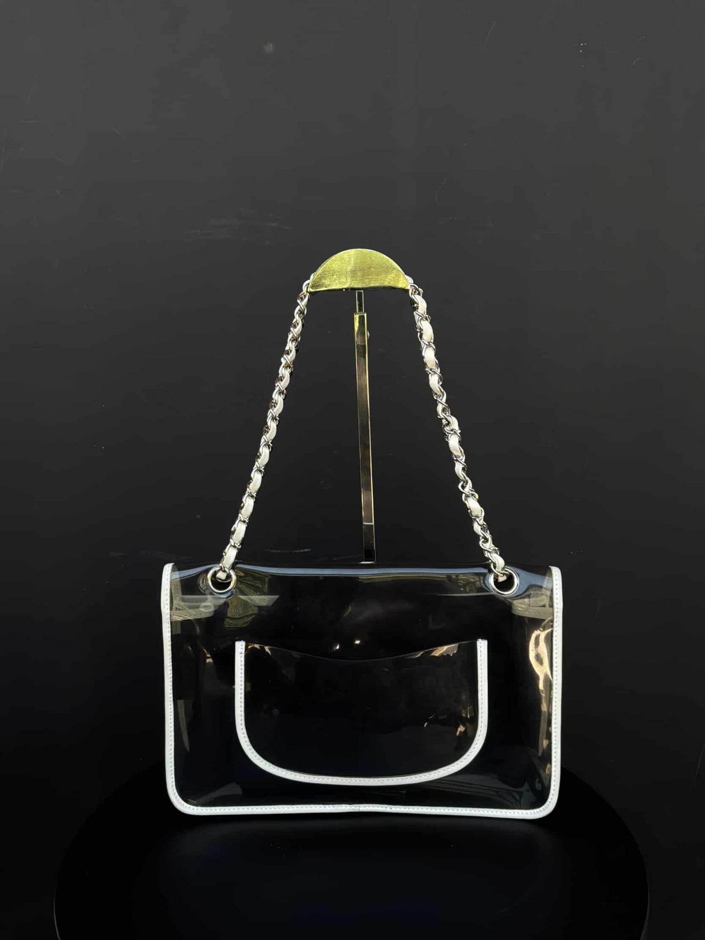 Chanel Heart CC PVC Flap Bag