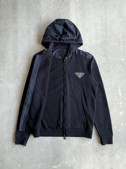 Prada Color Block Zip Hoodie