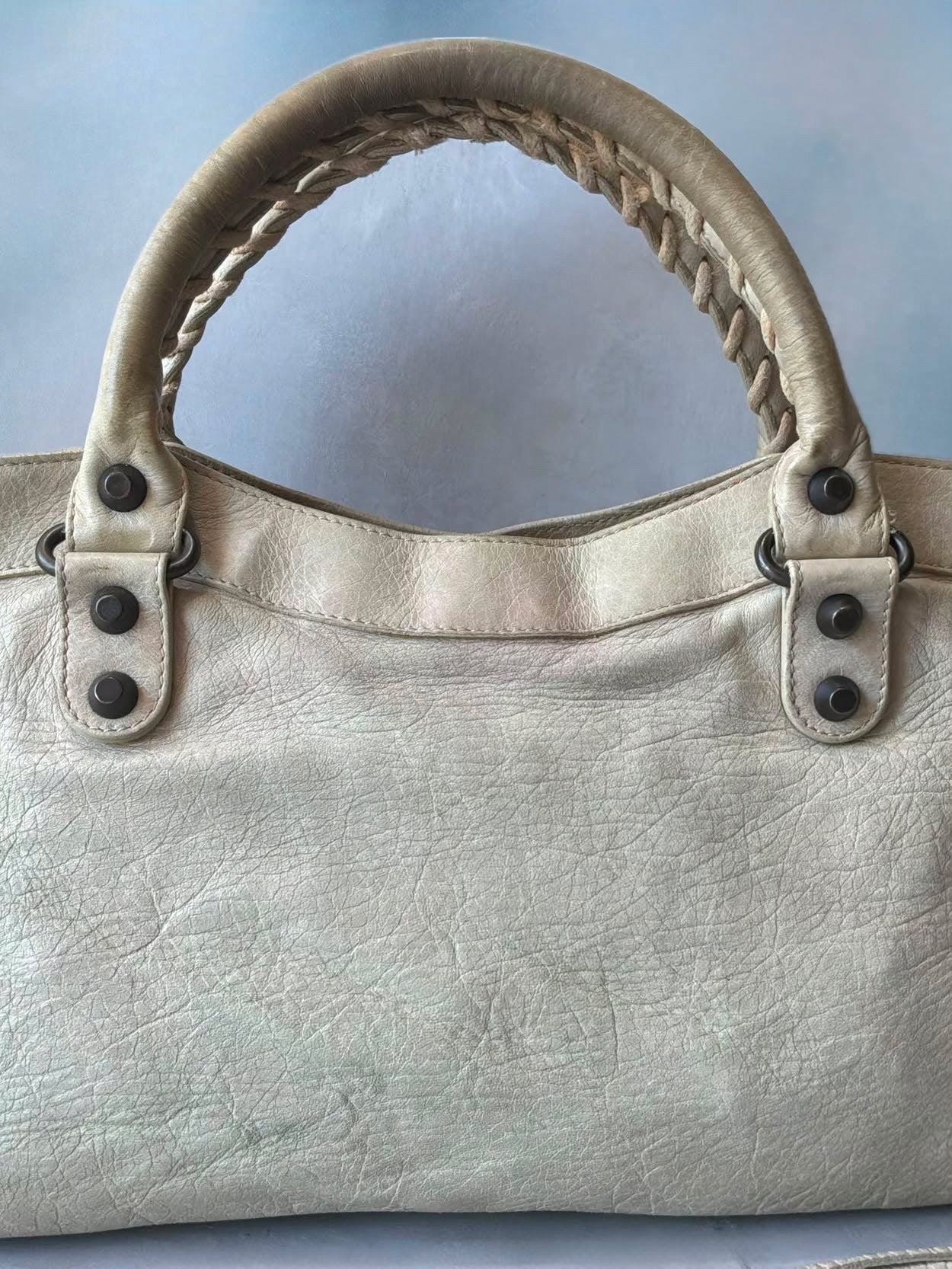 Balenciaga Le First Cream Lambskim Bag
