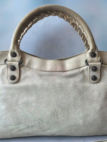 Balenciaga Le First Cream Lambskim Bag