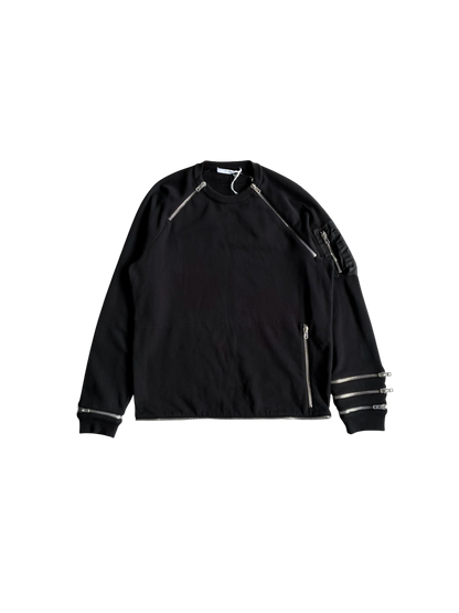 Givenchy Multizip Crewneck