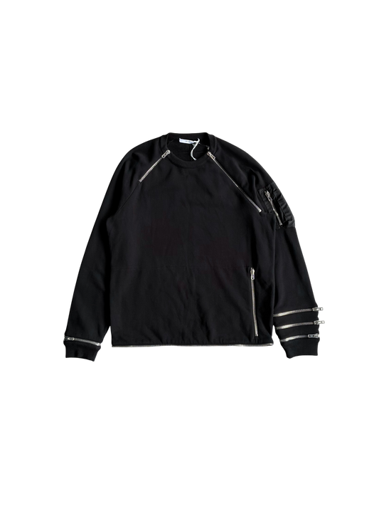 Givenchy Multizip Crewneck