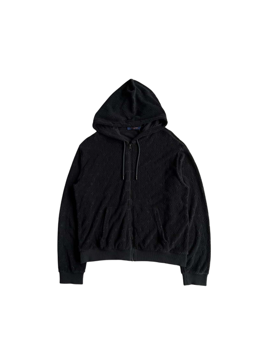 Louis Vuitton Terry Monogram Towel Zip Hoodie