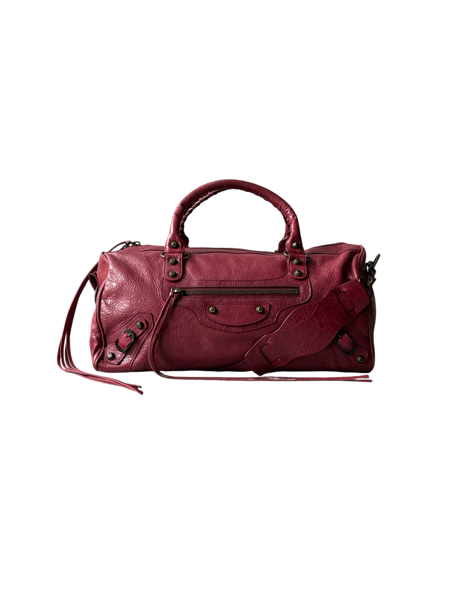 Balenciaga Twiggy Red Lambskin Bag