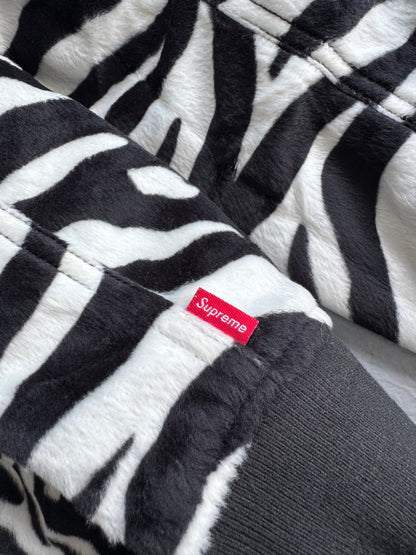 Supreme Reversible Zebra Bomber Jacket