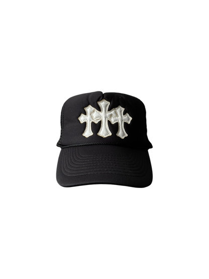 90s Chrome Hearts Cemetery Trucker Hat