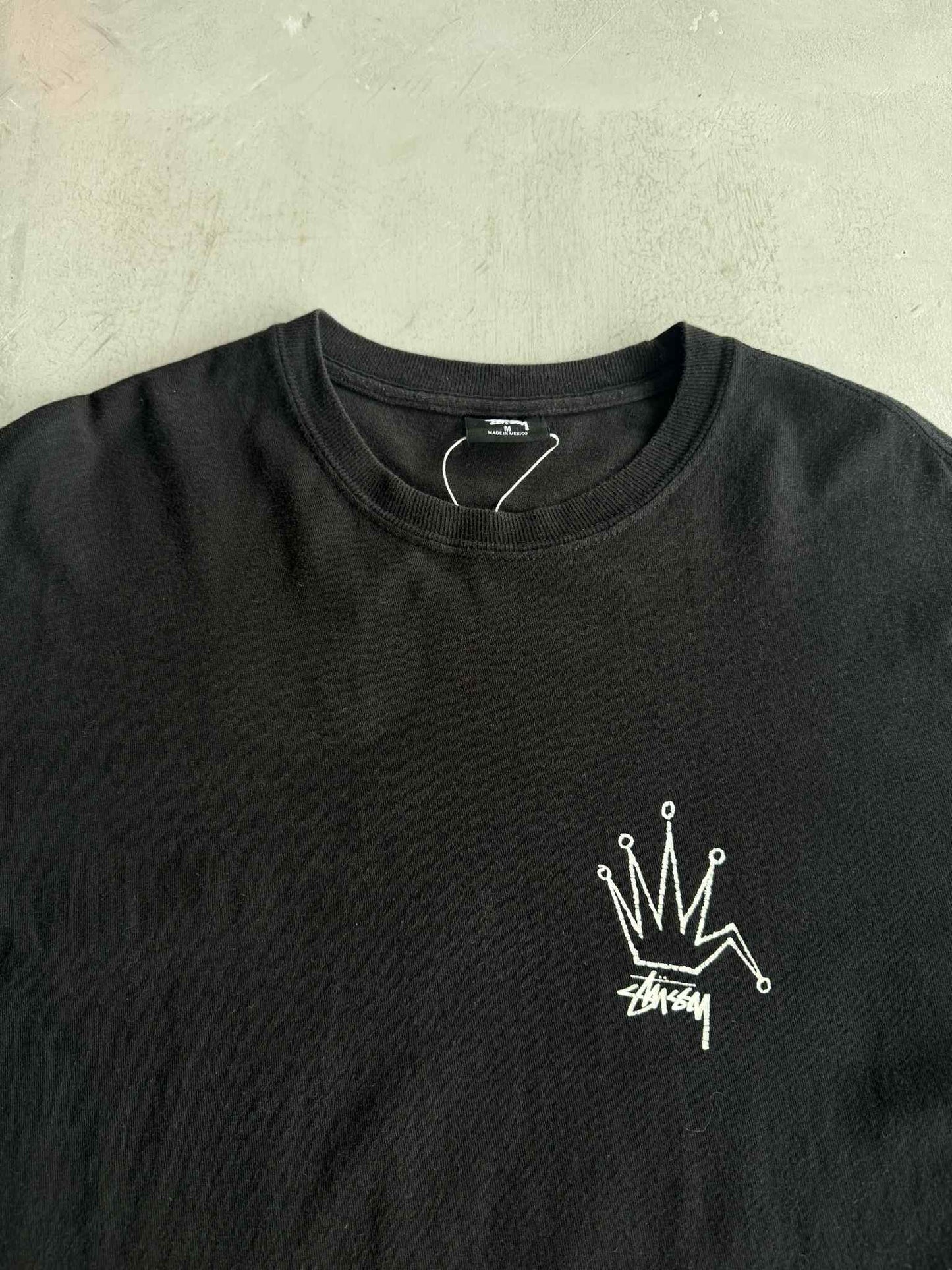 Stussy Big Crown Black Shirt