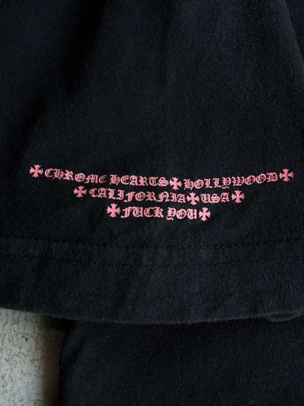 Chrome Hearts Vertical Script Tee