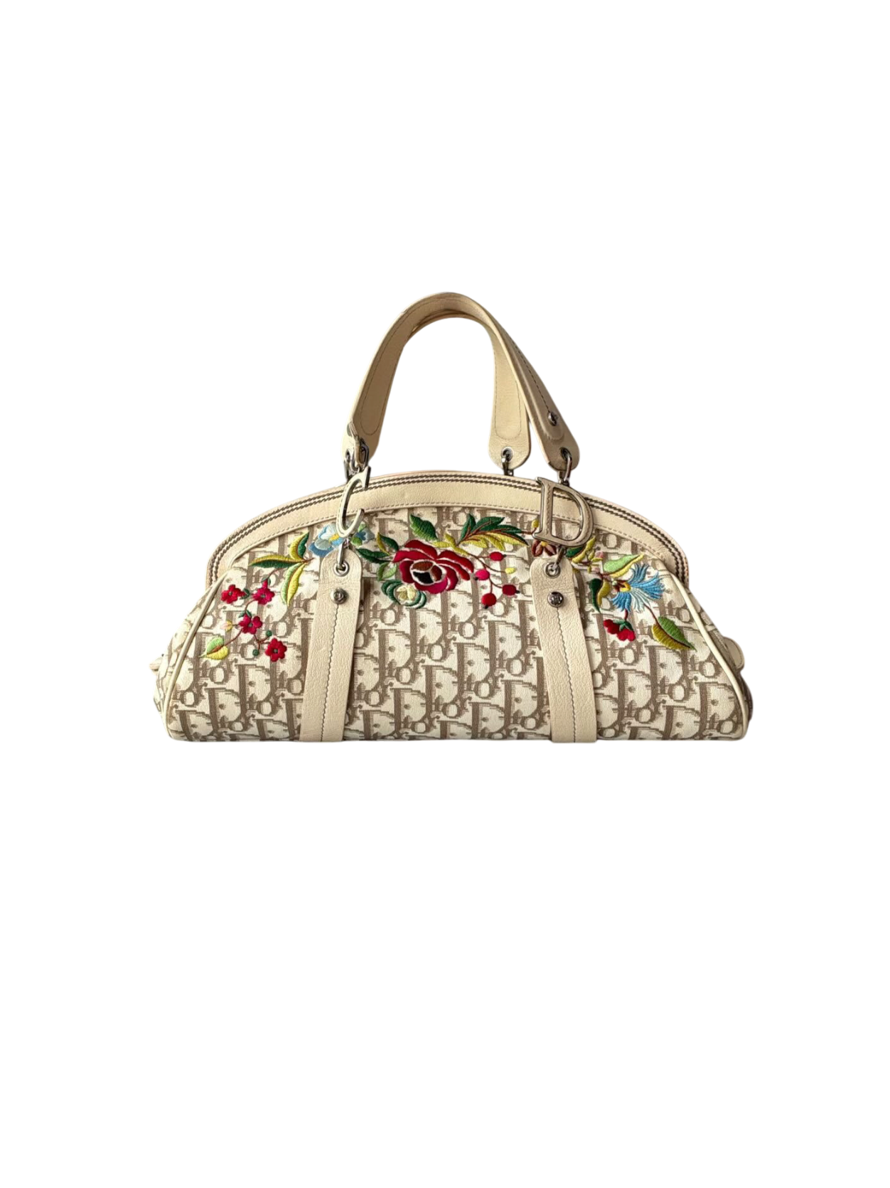 Dior Floral Trotter Bowler Bag