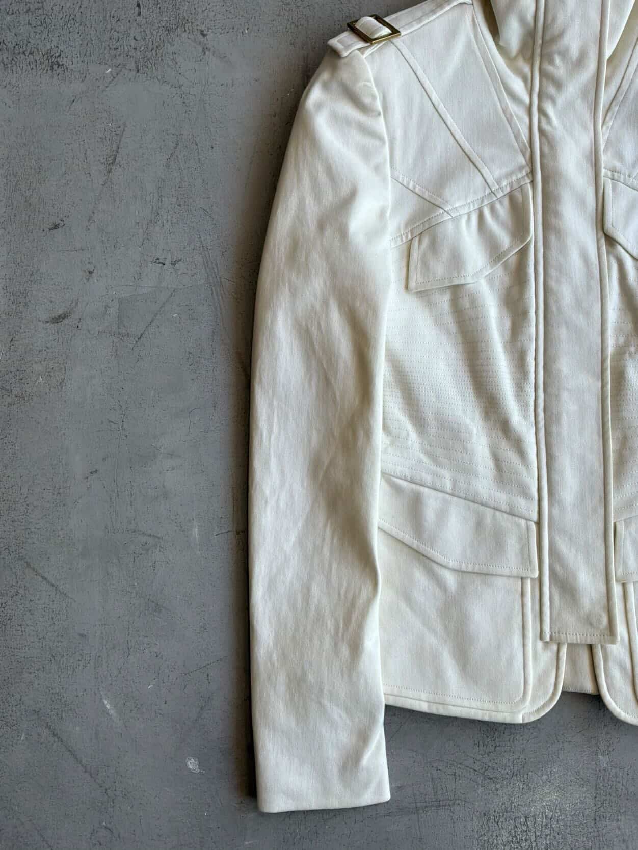 2003 Gucci By Tom Ford Structured Moto Jacket