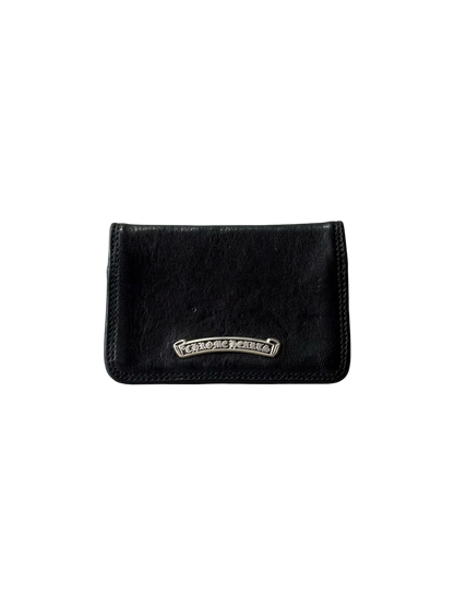 Chrome Hearts Scroll Leather Card Holder